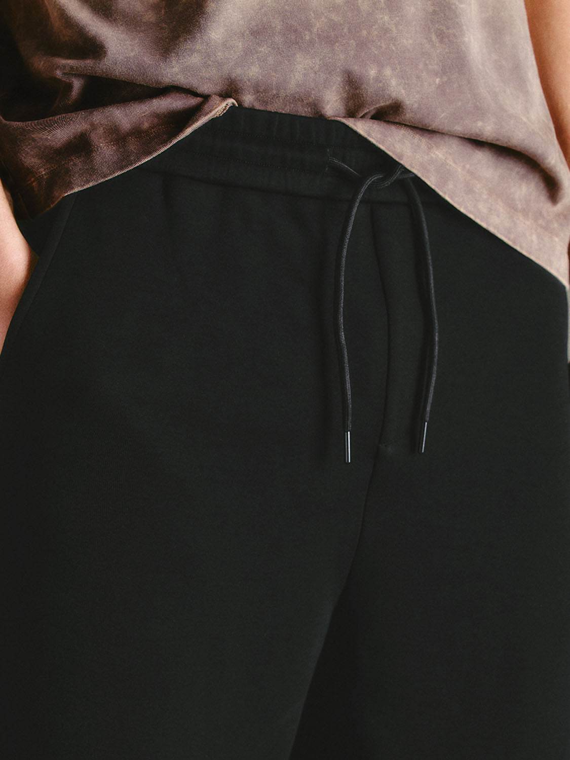Drawstring Loose Straight Pants
