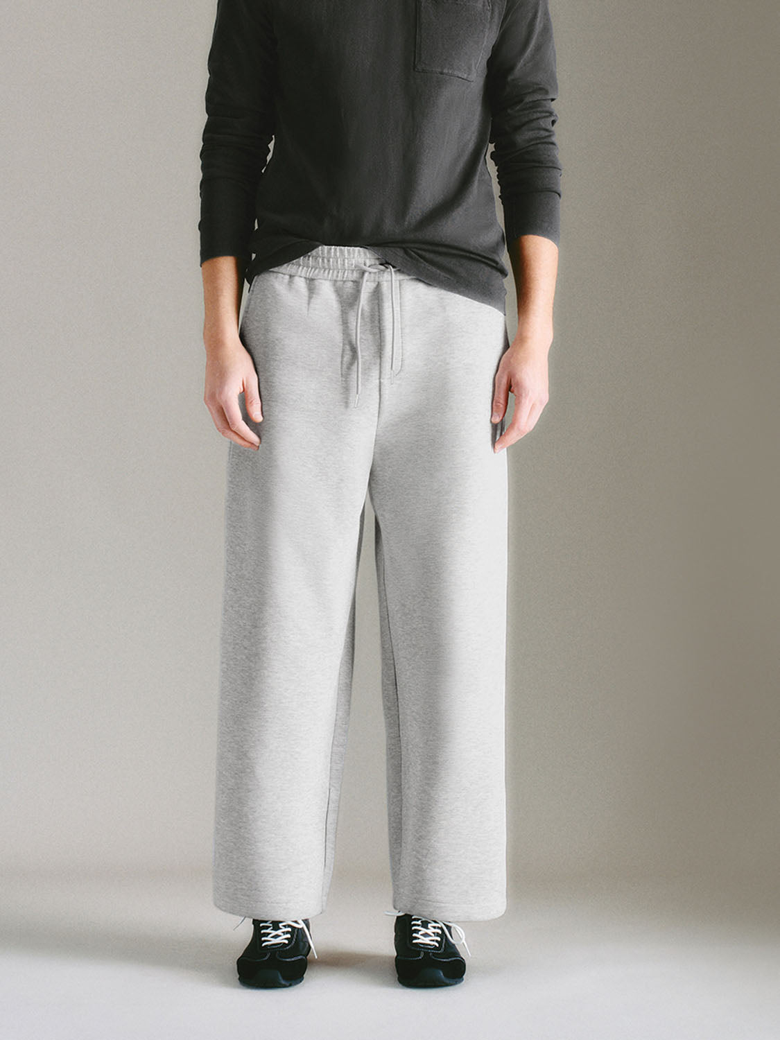 Drawstring Loose Straight Pants