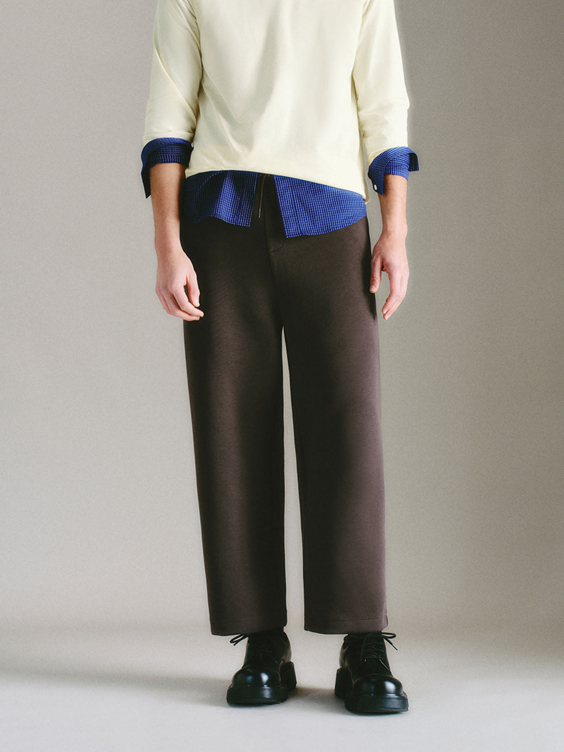 Drawstring Loose Straight Pants