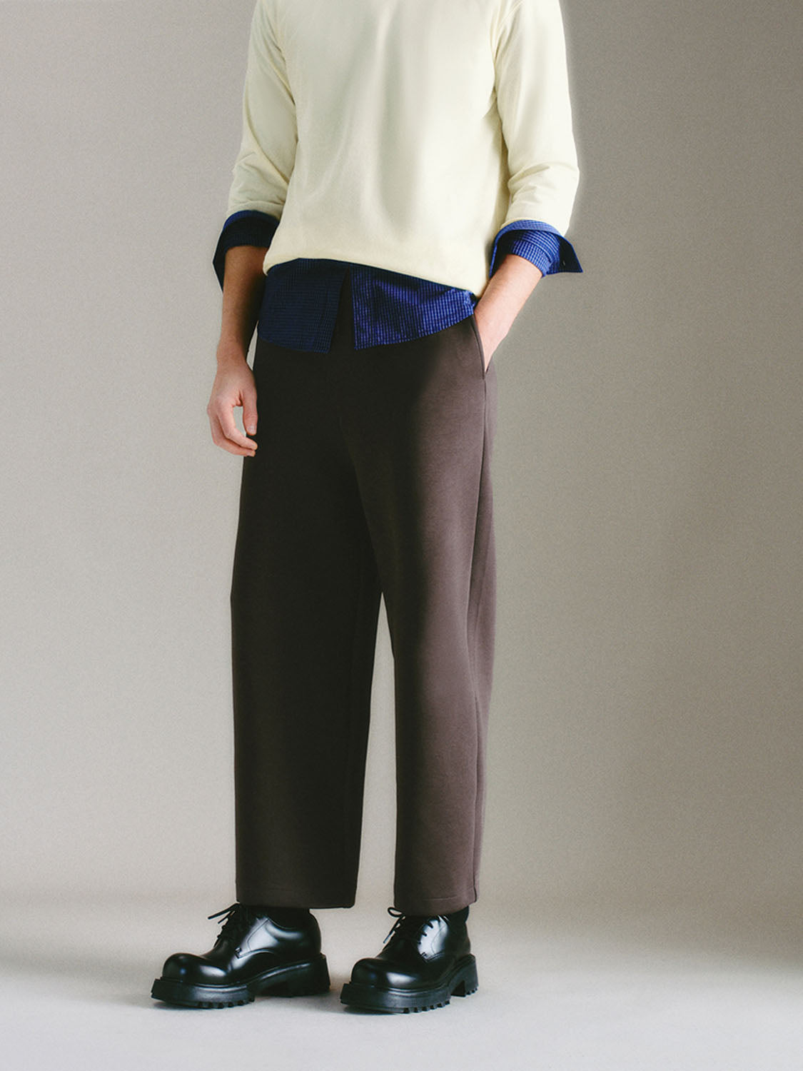 Drawstring Loose Straight Pants