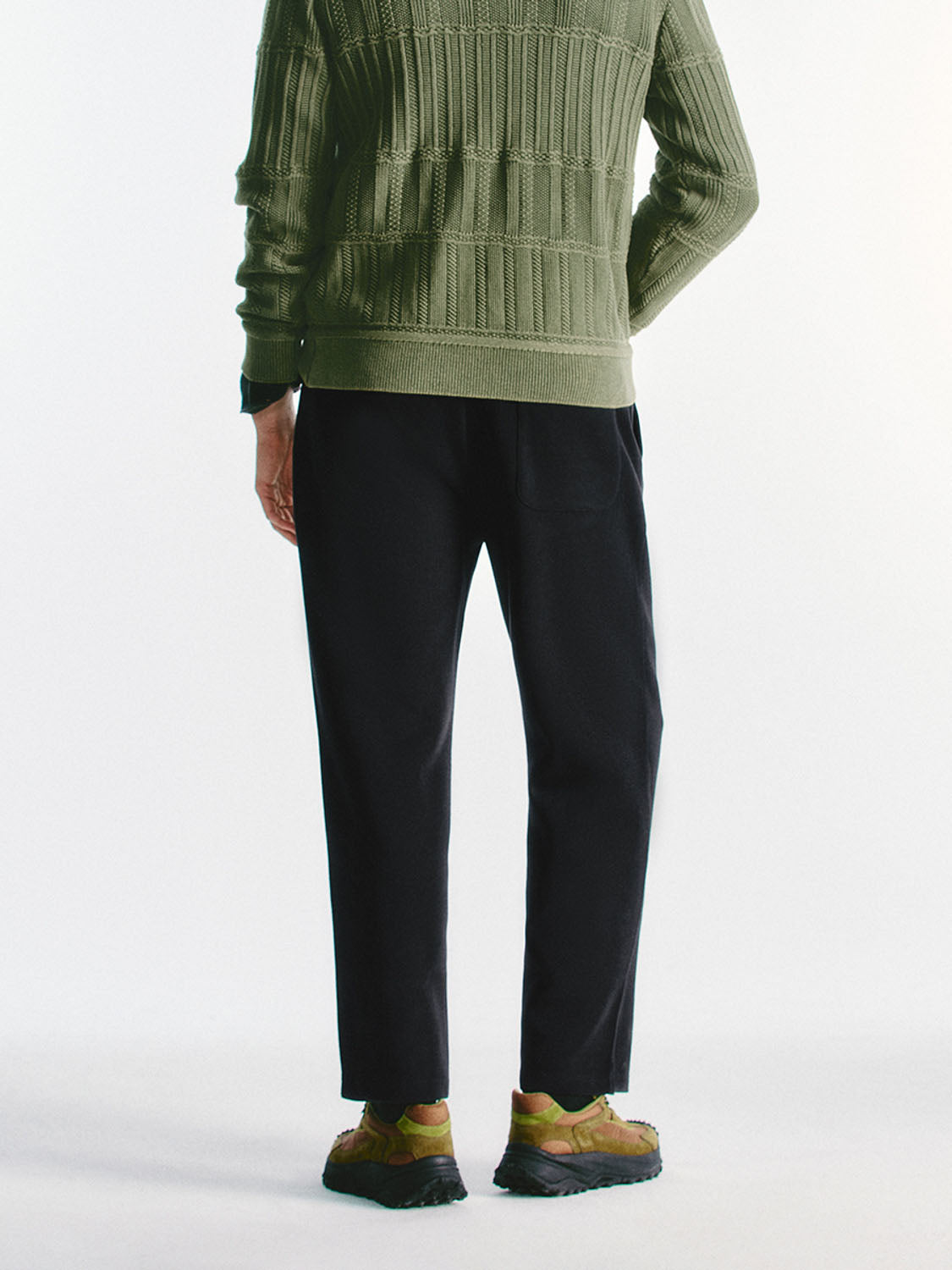 Drawstring Loose Carrot Fit Pants