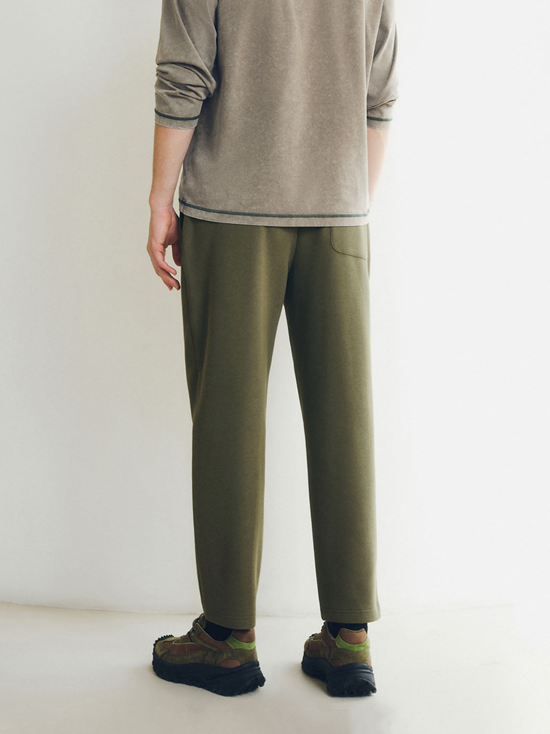 Drawstring Loose Carrot Fit Pants