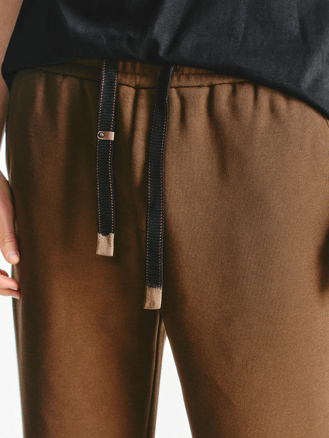 Drawstring Loose Carrot Fit Pants