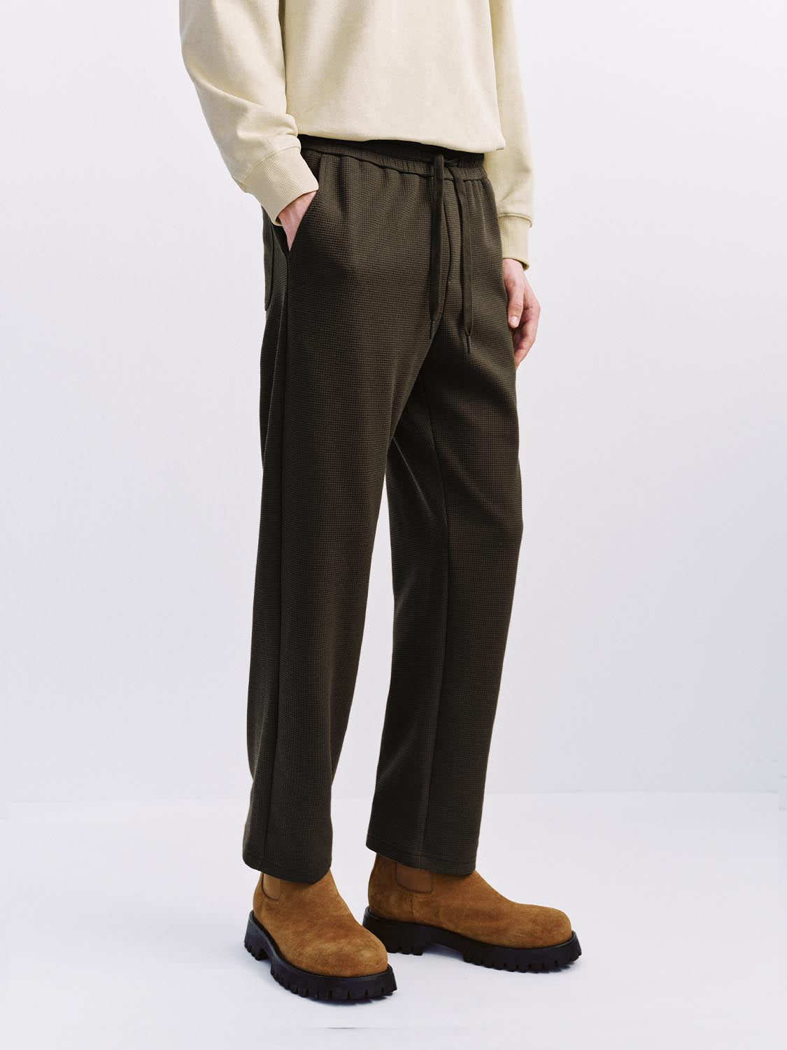 Pull On Straight Leg Pants