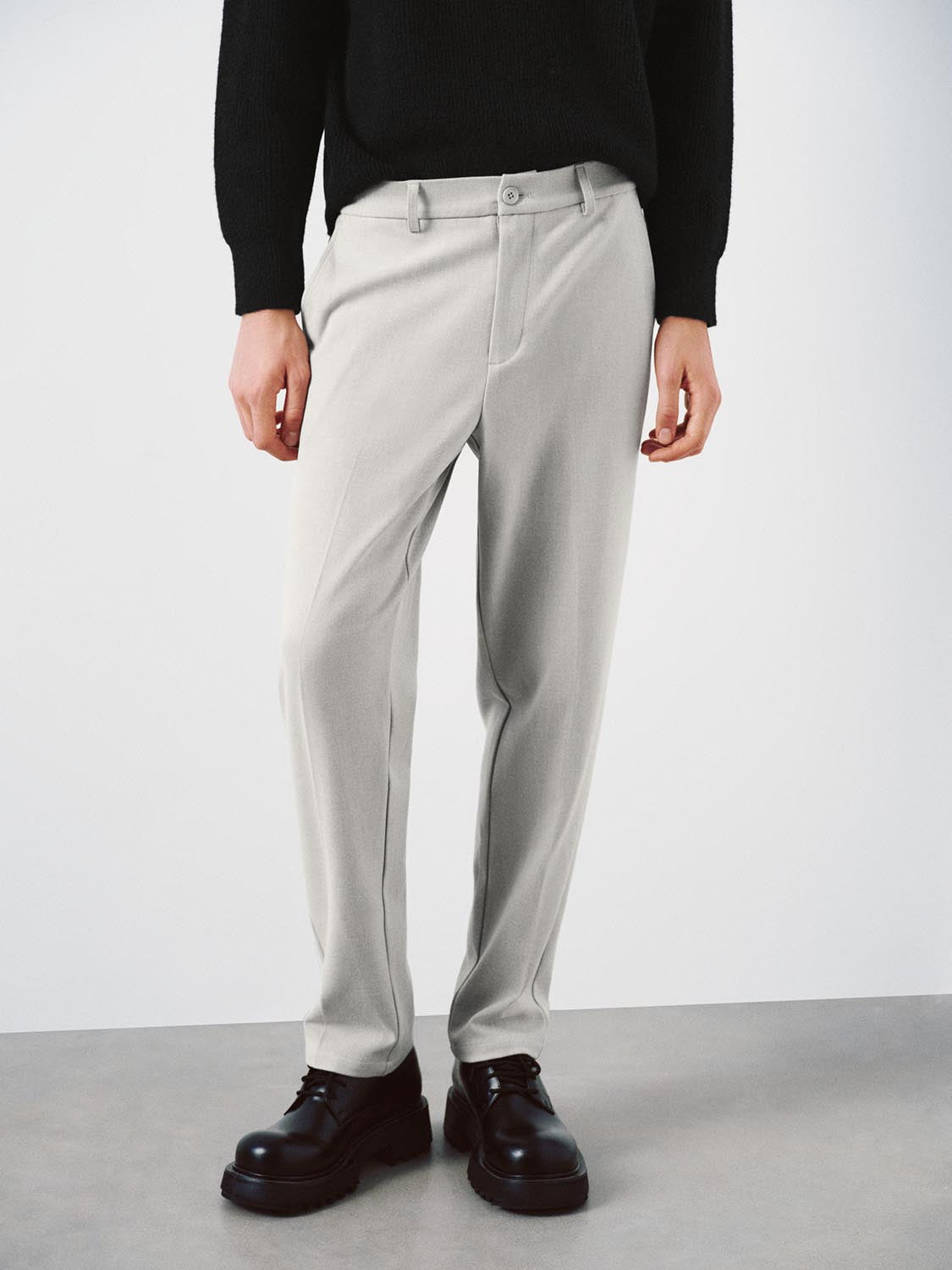Tailored Straight Leg Pants
