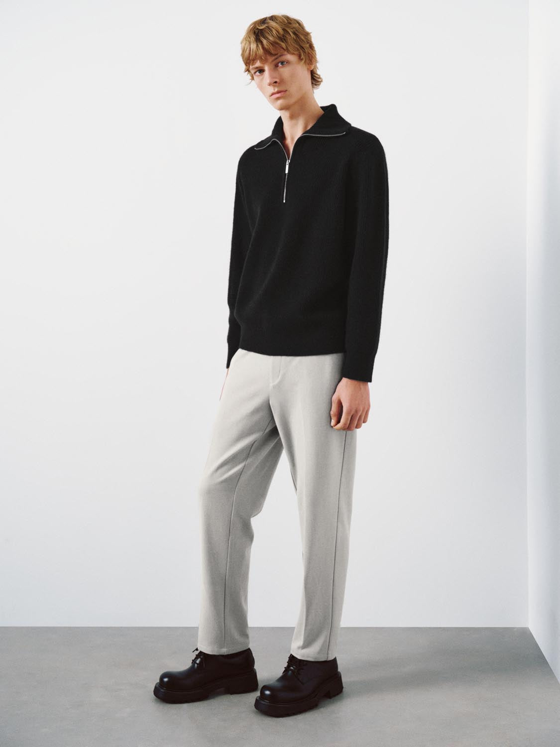Tailored Straight Leg Pants