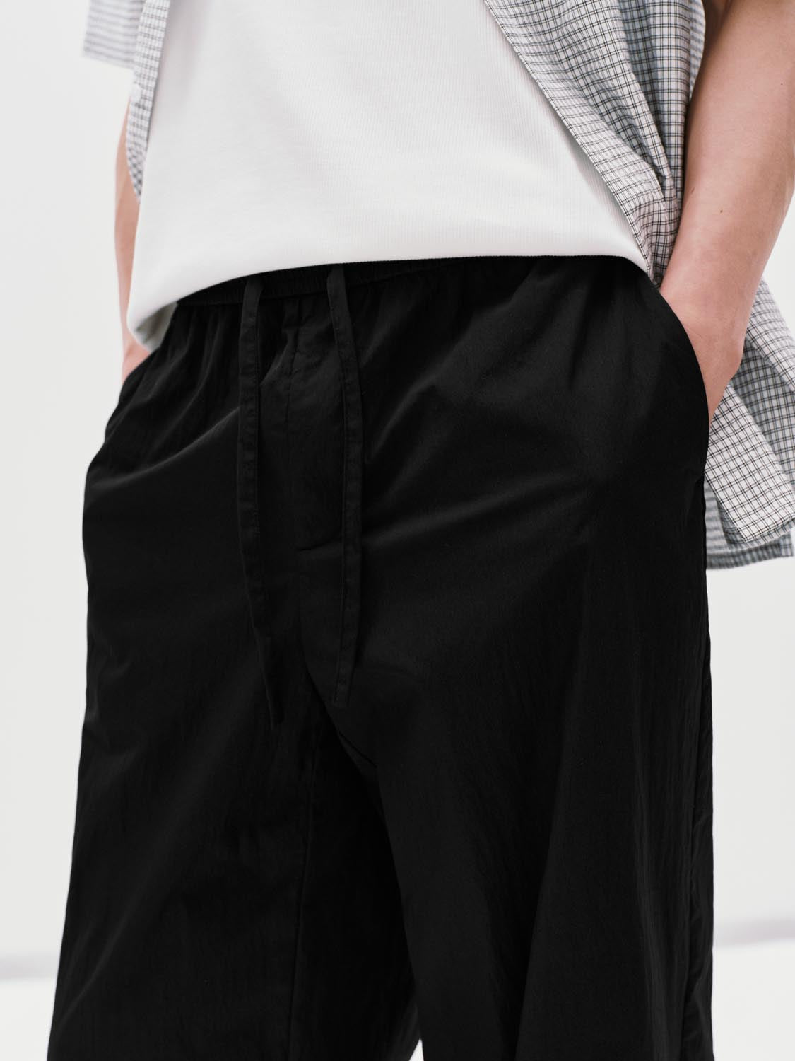 Drawstring Pull On Straight Leg Pants – URBAN REVIVO Thailand
