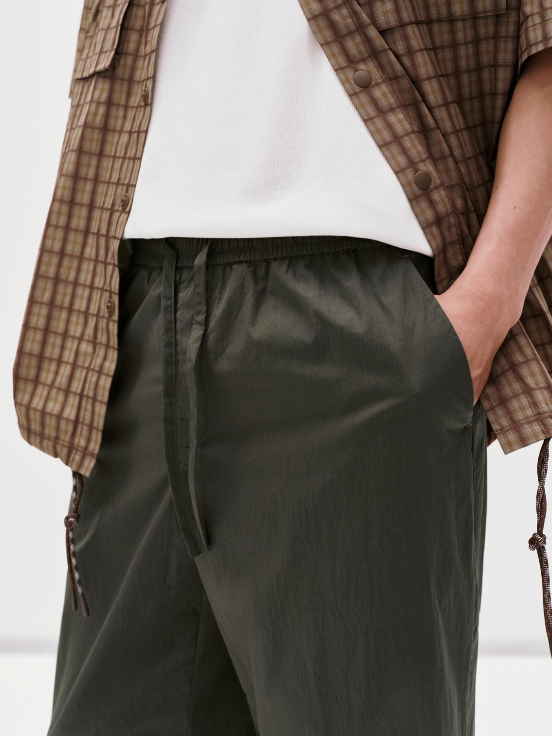 Drawstring Pull On Straight Leg Pants – URBAN REVIVO Thailand