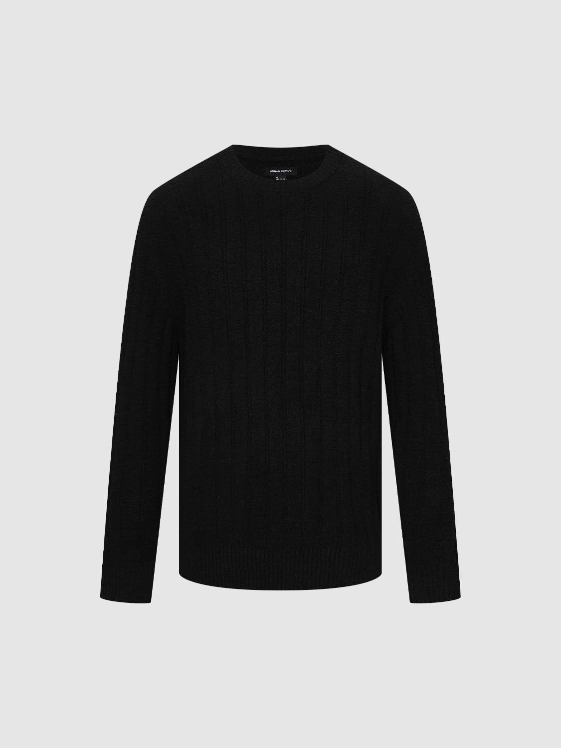 Ribbed Long Sleeve Knitted T-Shirts