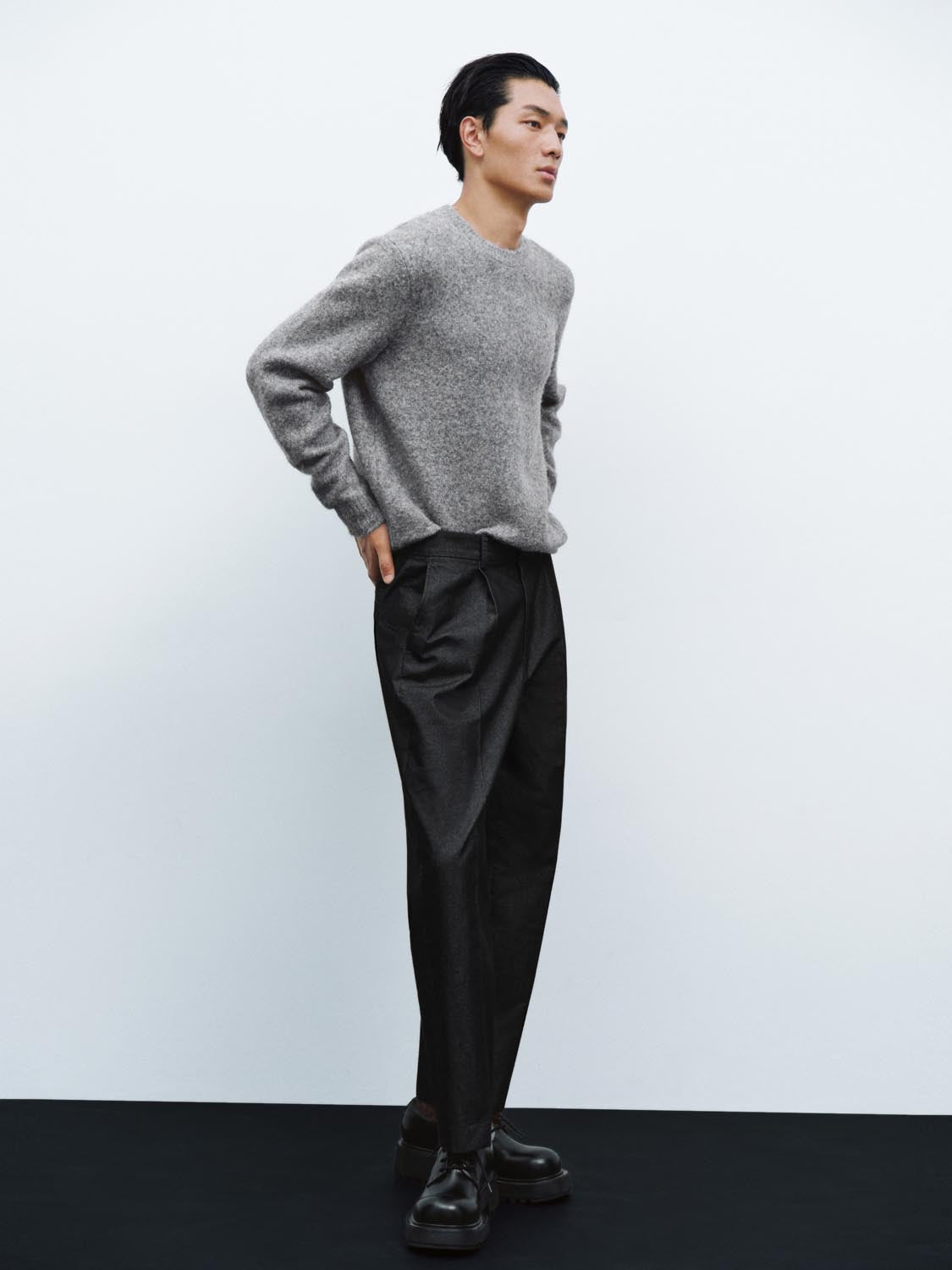 Long Sleeve Knitted T-Shirts