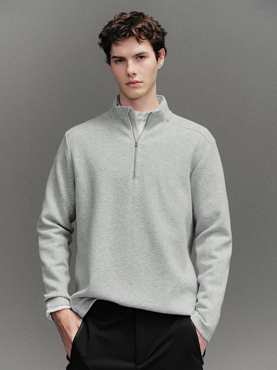 Half Zip Long Sleeve T-Shirts