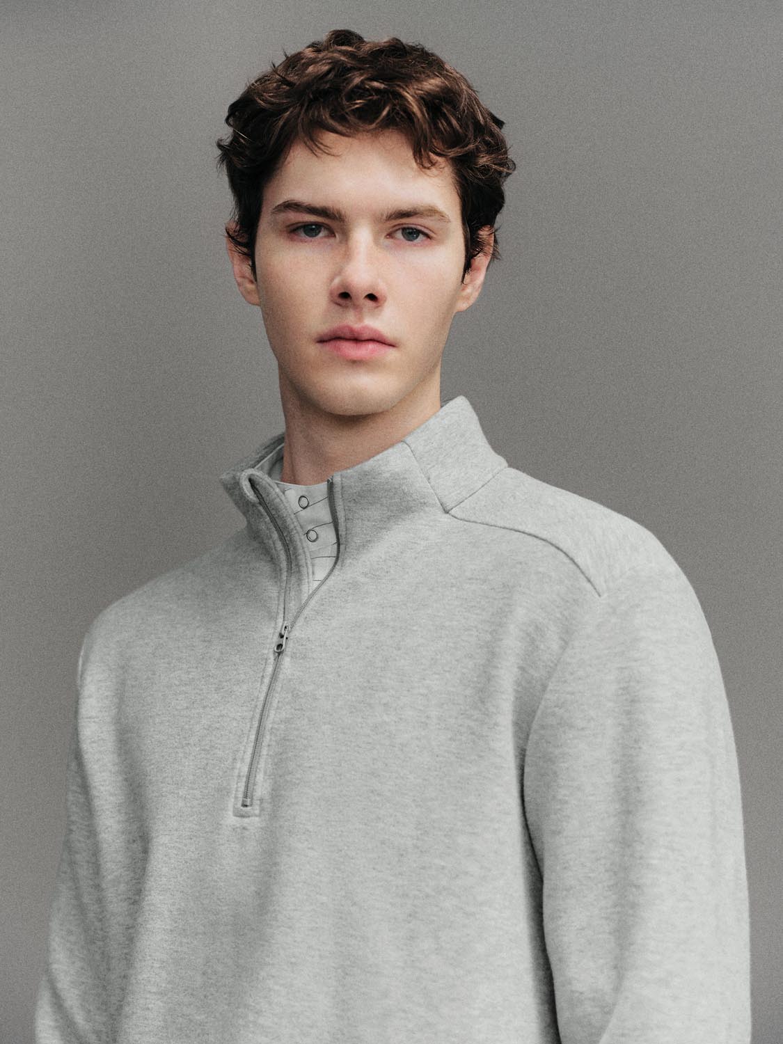 Half Zip Long Sleeve T-Shirts