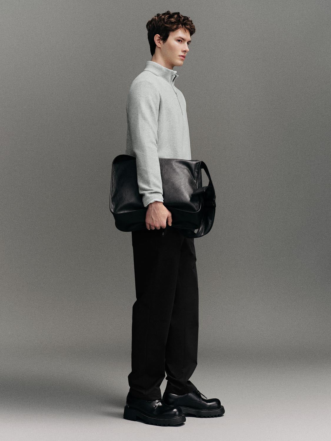 Half Zip Long Sleeve T-Shirts