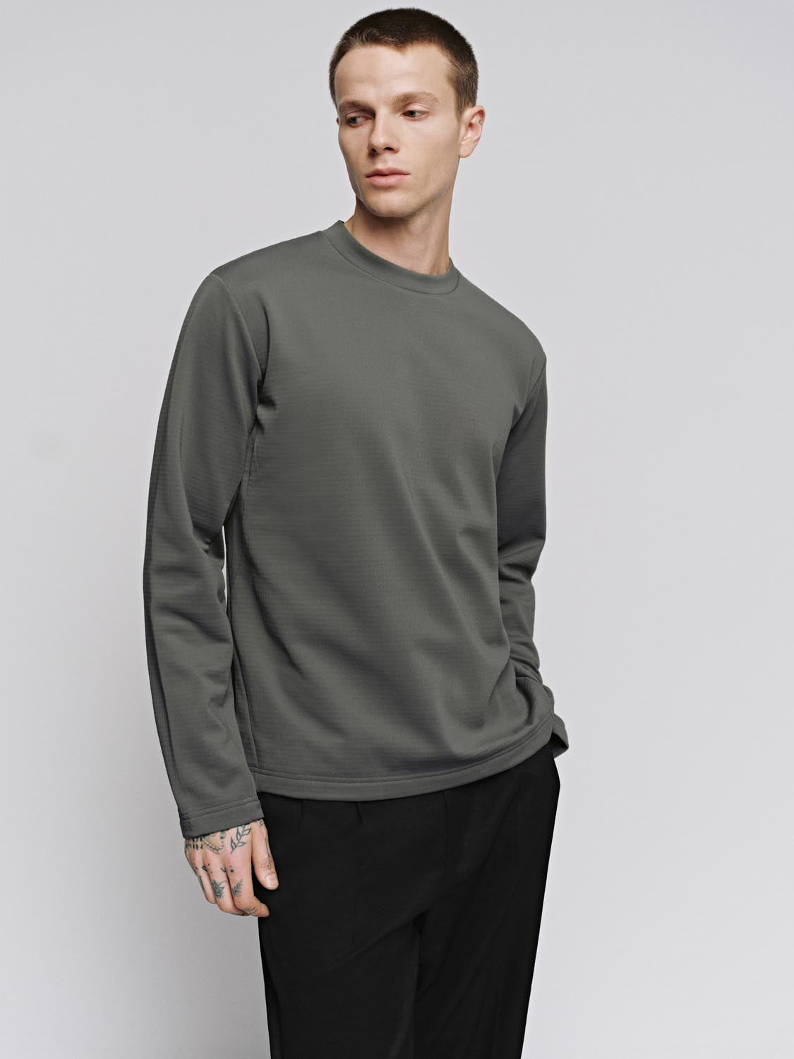 Crew Neck Long Sleeve T-Shirts