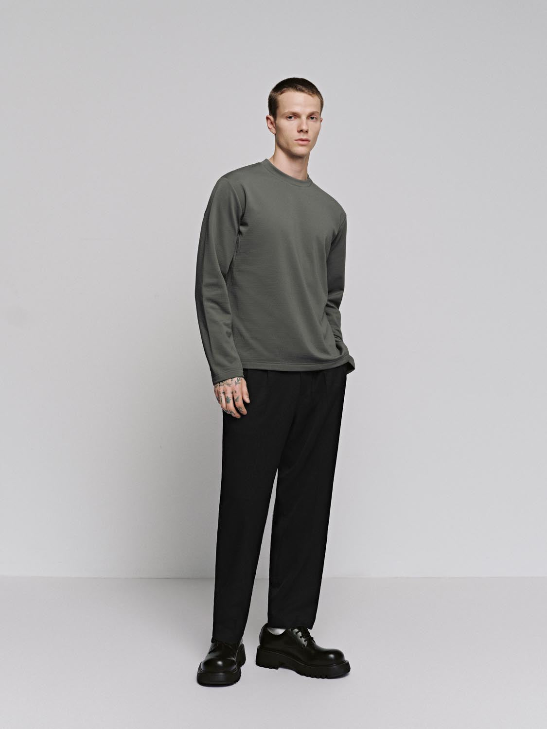 Crew Neck Long Sleeve T-Shirts