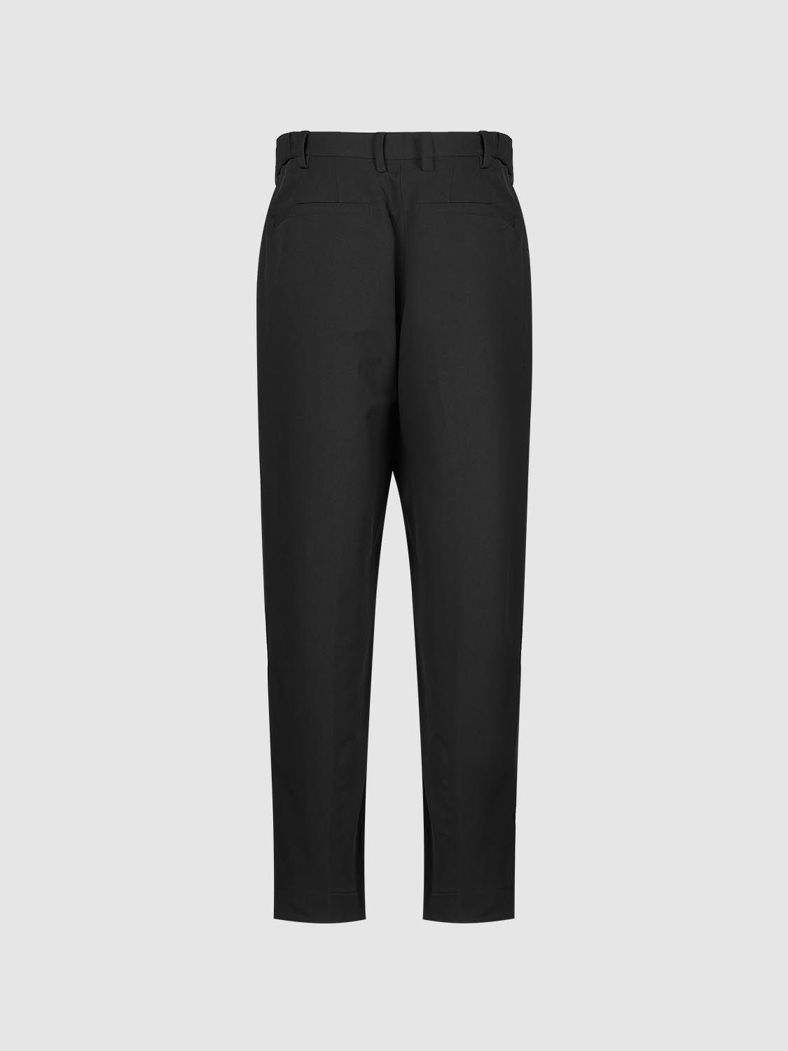 Pleated Straight Tapered Pants