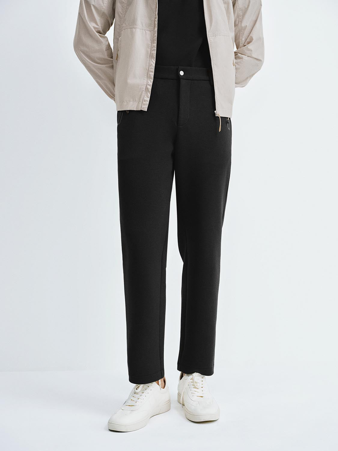 Tailored Straight Tapered Pants