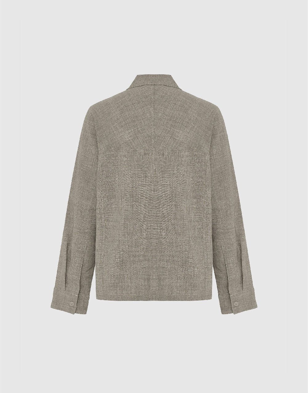 Zipper Front Straight Jacket