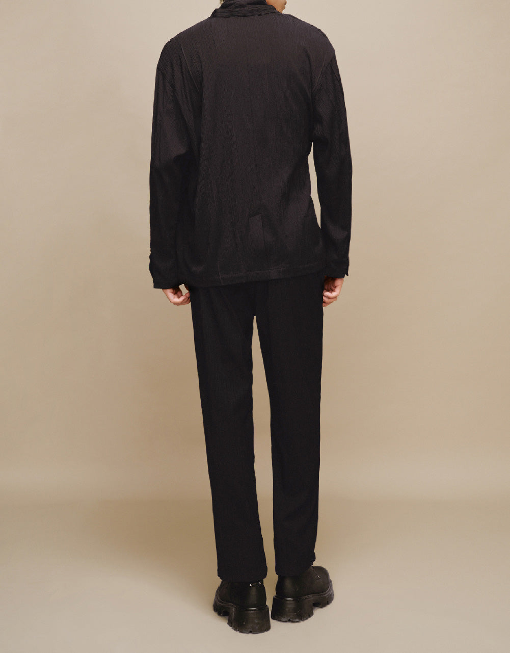 Tie Front Kimono Lapel Jacket