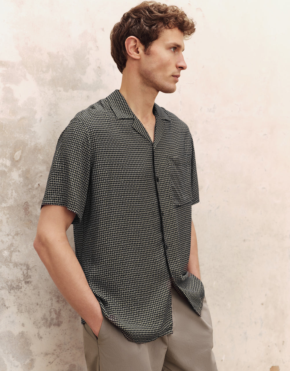 Button Up Straight Shirt