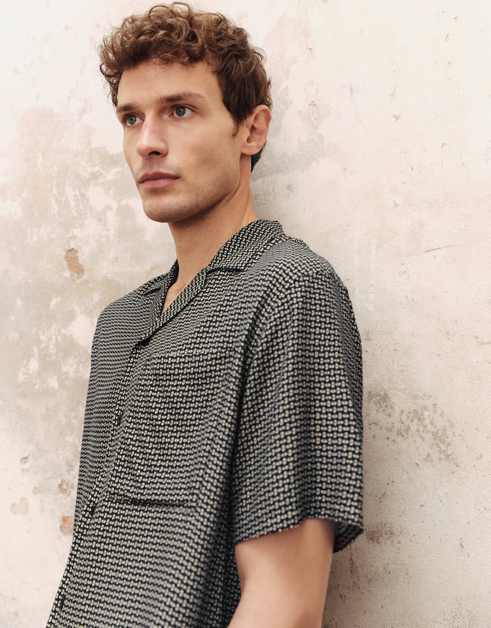 Button Up Straight Shirt