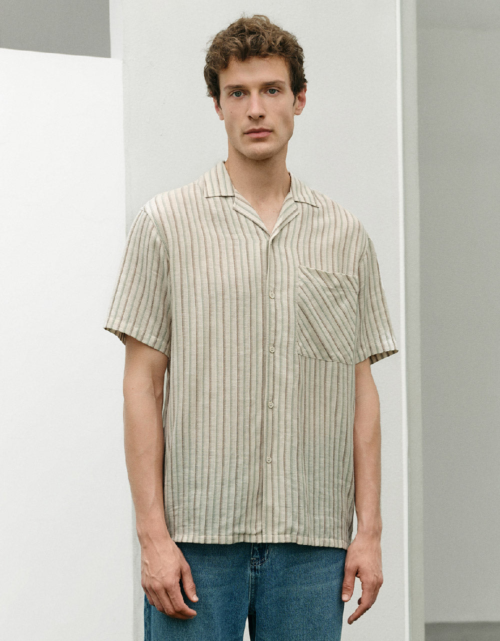 Striped Straight Shirt