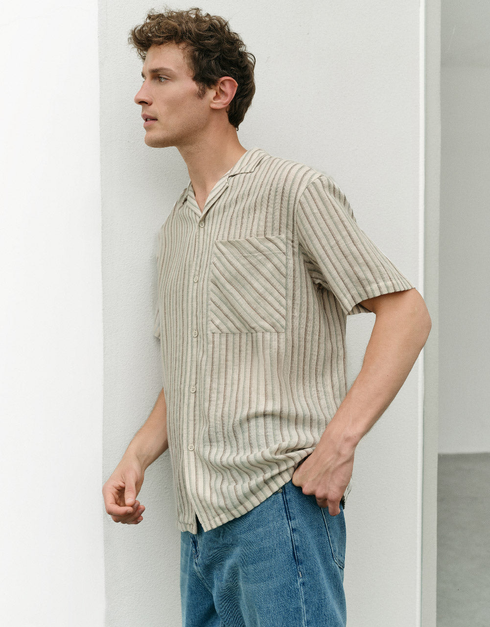 Striped Straight Shirt