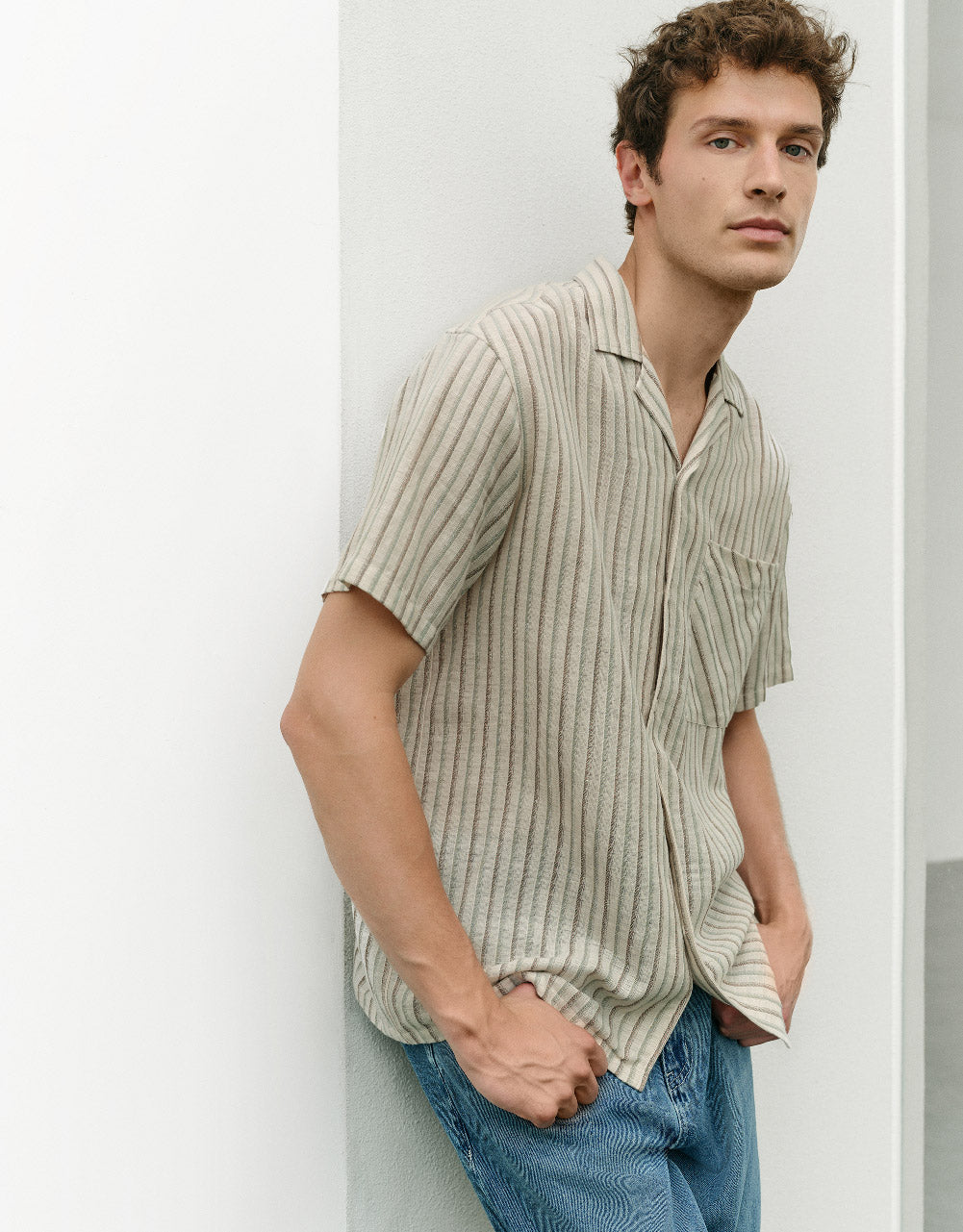 Striped Straight Shirt