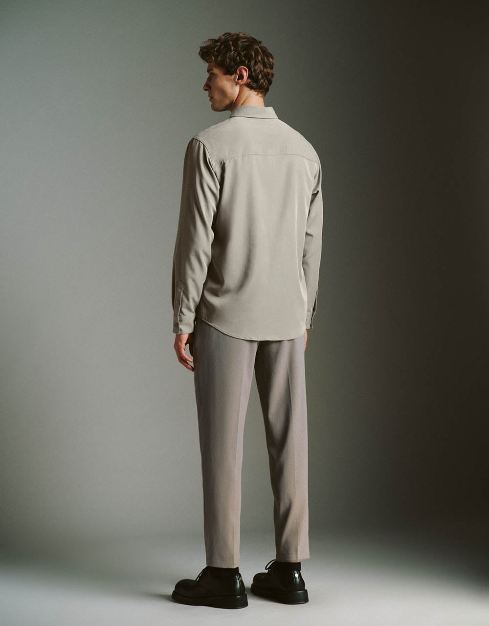 Button Up Straight Shirt