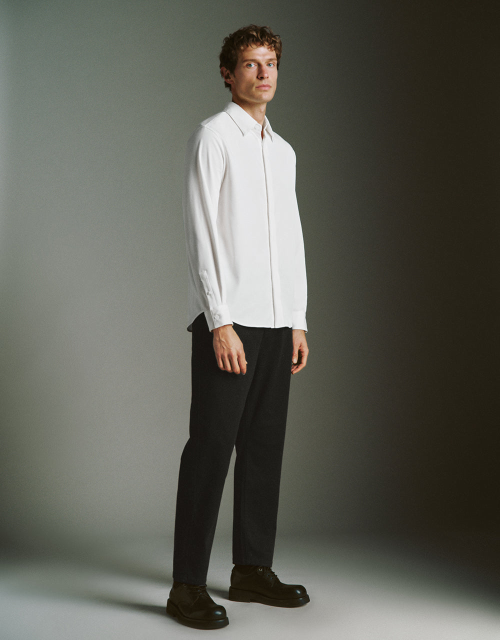 Button Up Straight Shirt