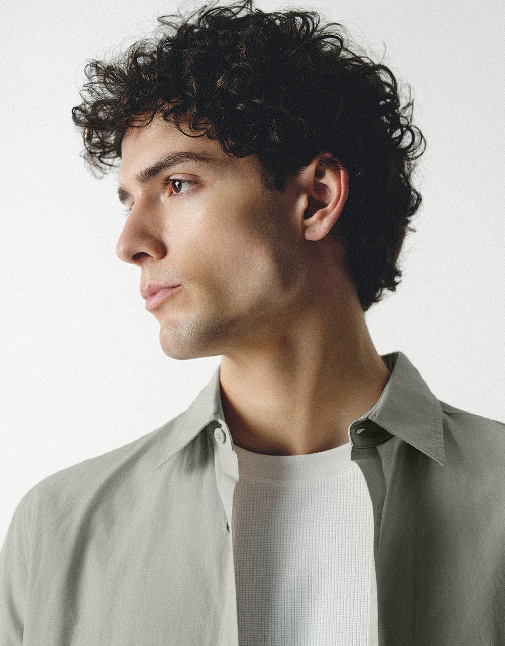 Button Up Straight Shirt