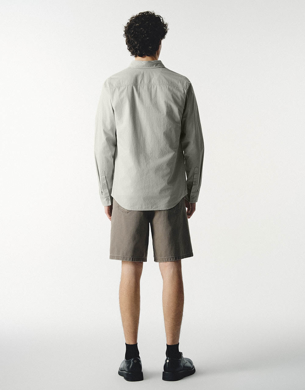 Button Up Straight Shirt