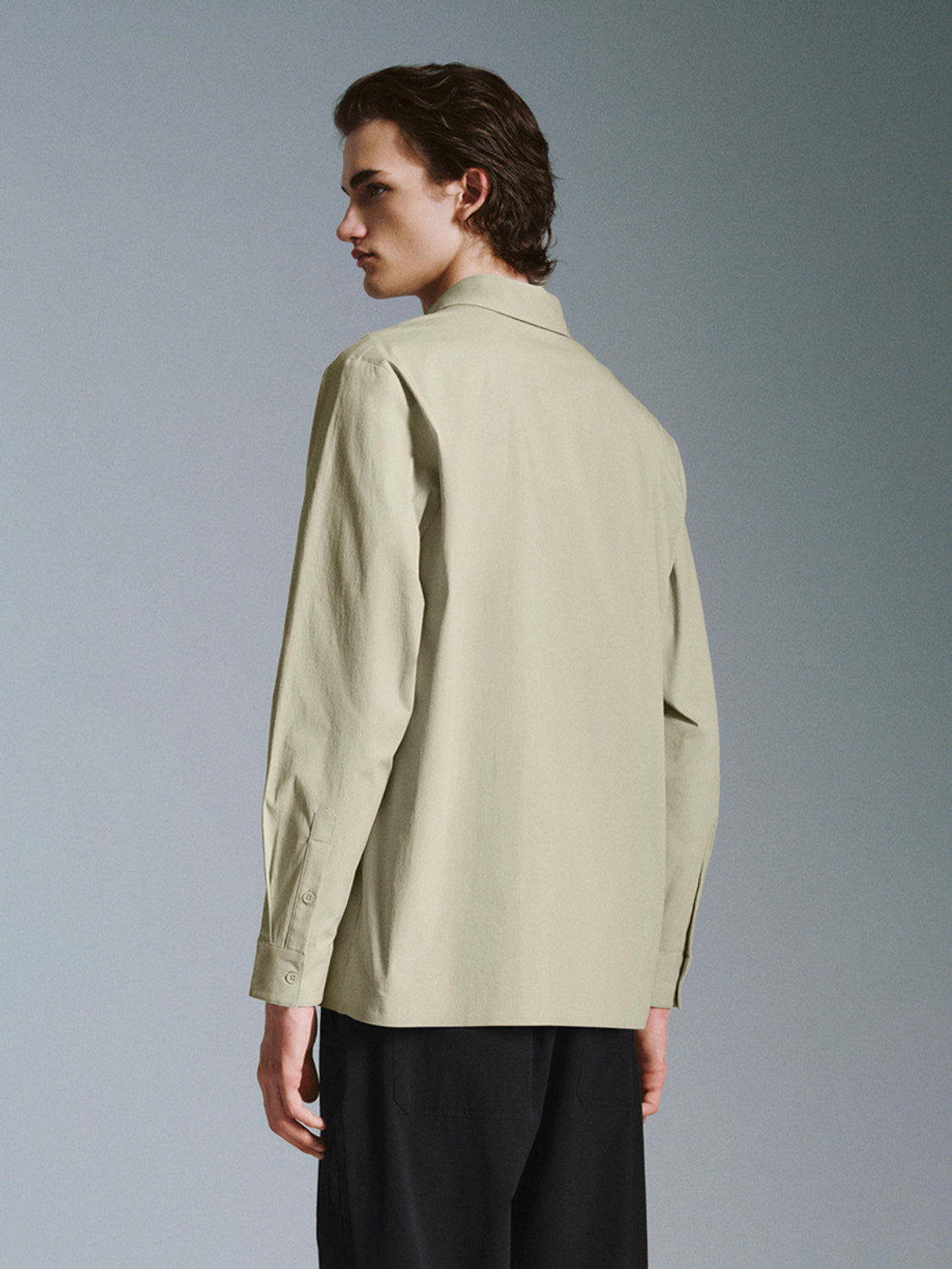 Button Up Straight Shirt