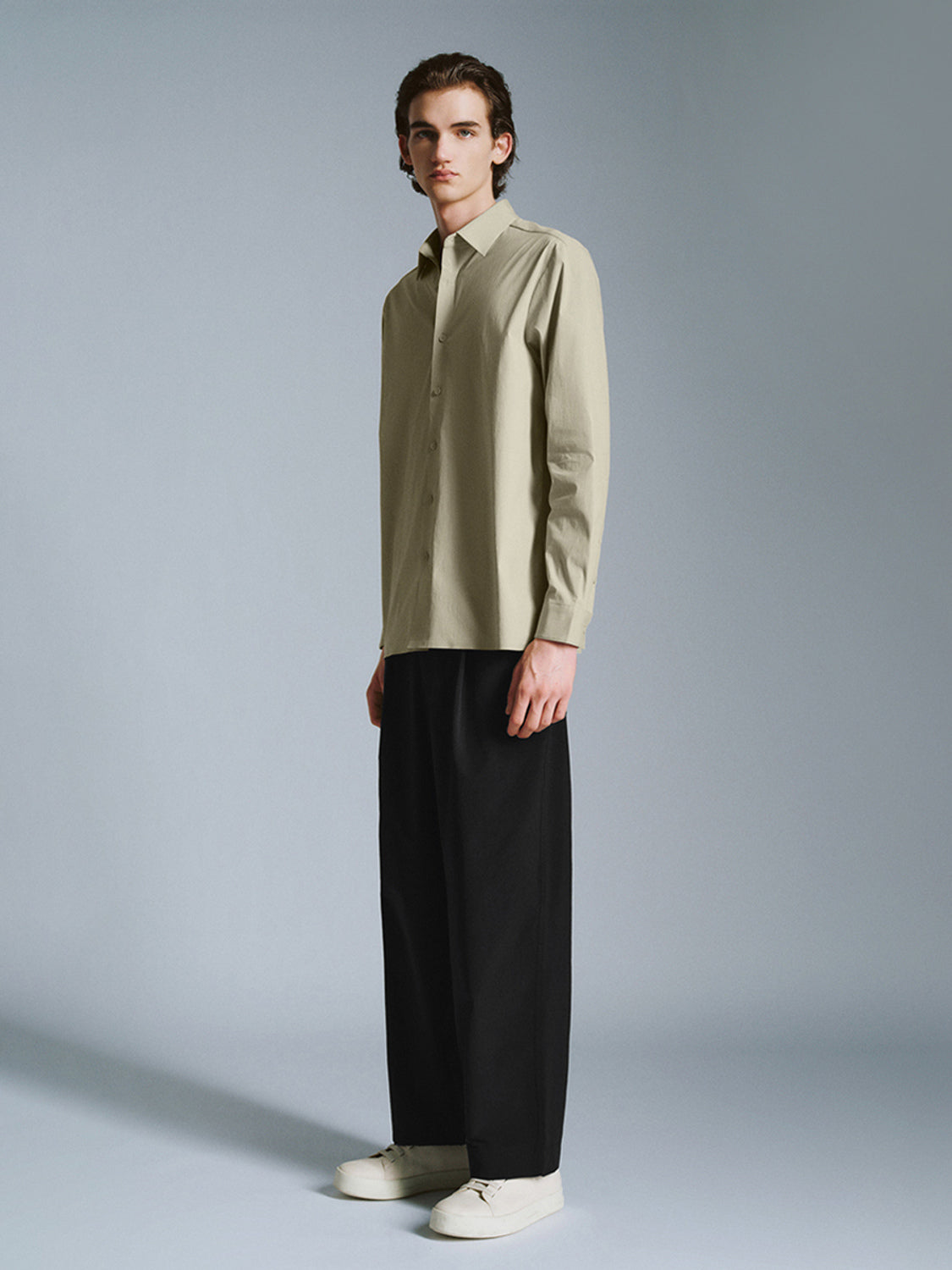 Button Up Straight Shirt