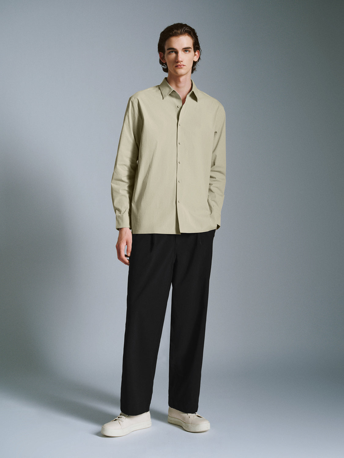 Button Up Straight Shirt