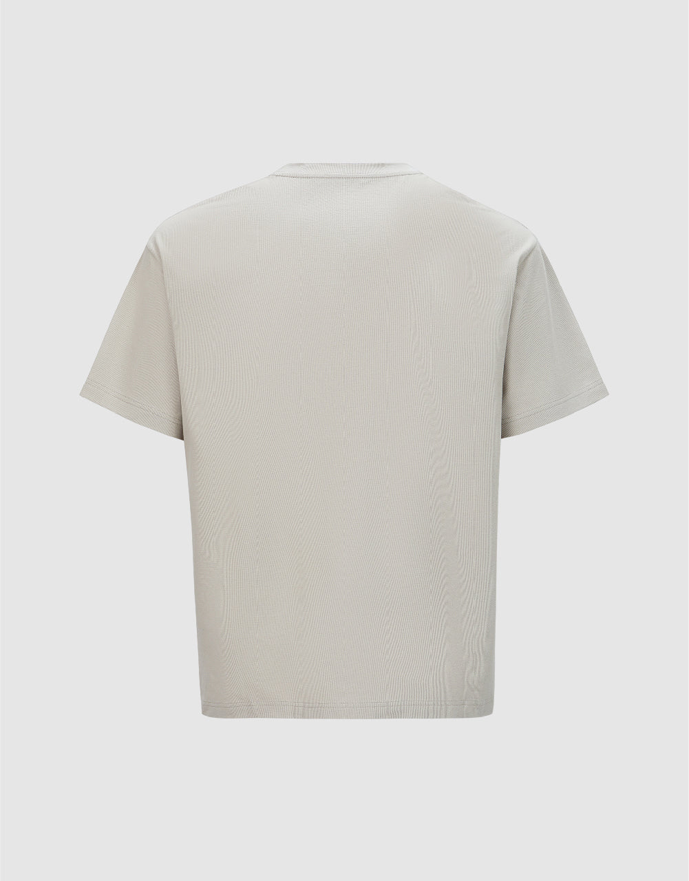 Pocket Detail Knitted Crew Neck T-Shirt