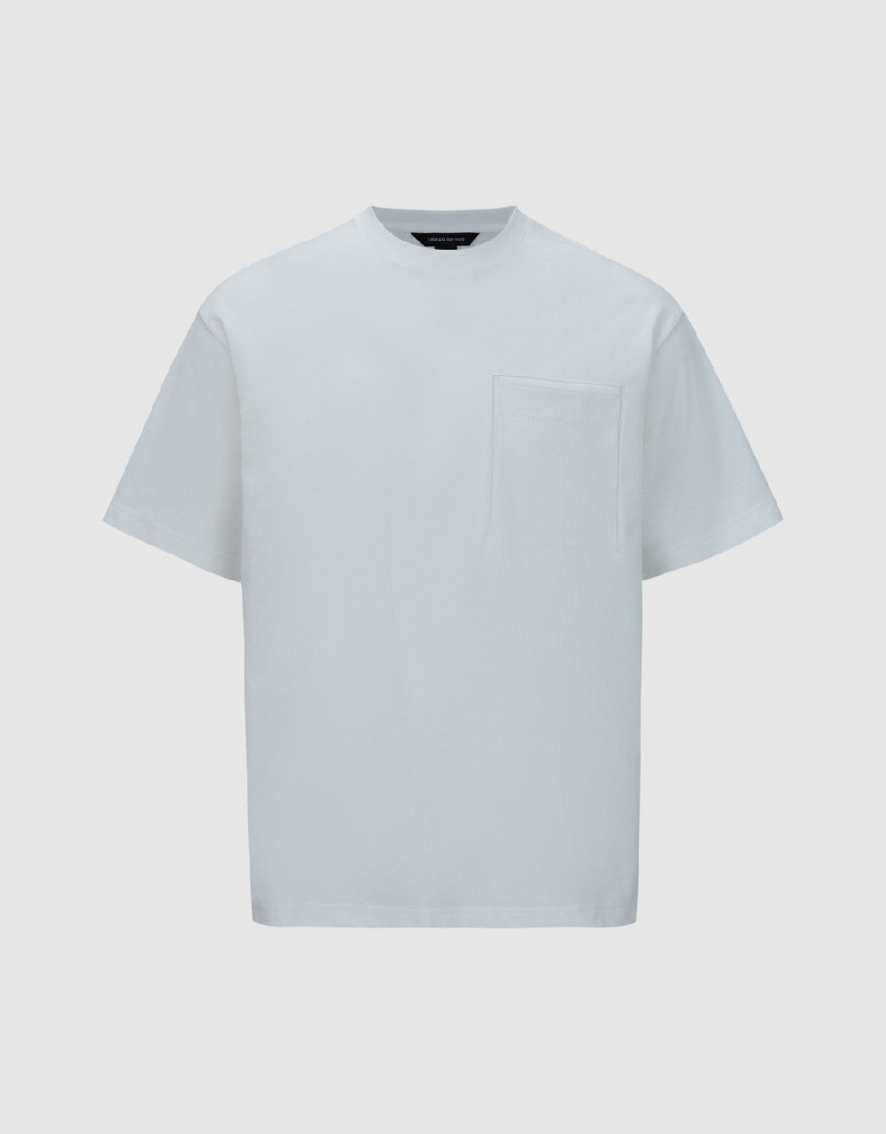 Pocket Detail Knitted Crew Neck T-Shirt
