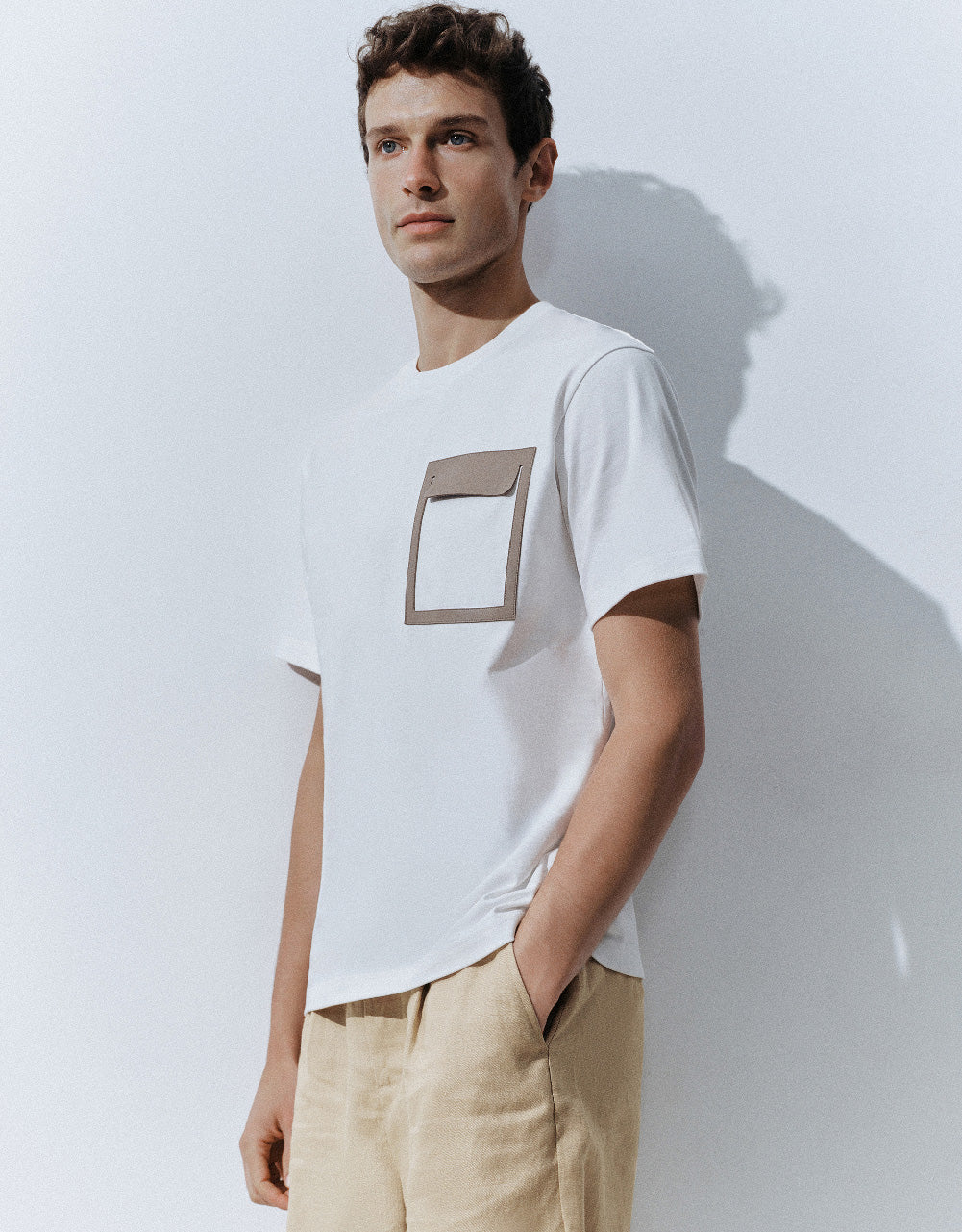 Crew Neck Straight T-Shirt