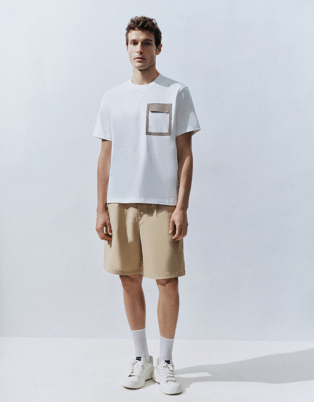 Crew Neck Straight T-Shirt