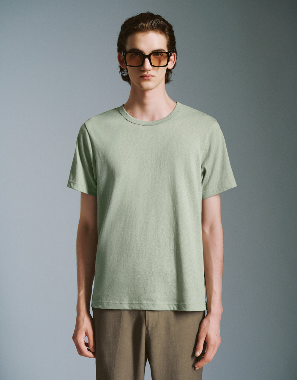 Crew Neck Straight T-Shirt