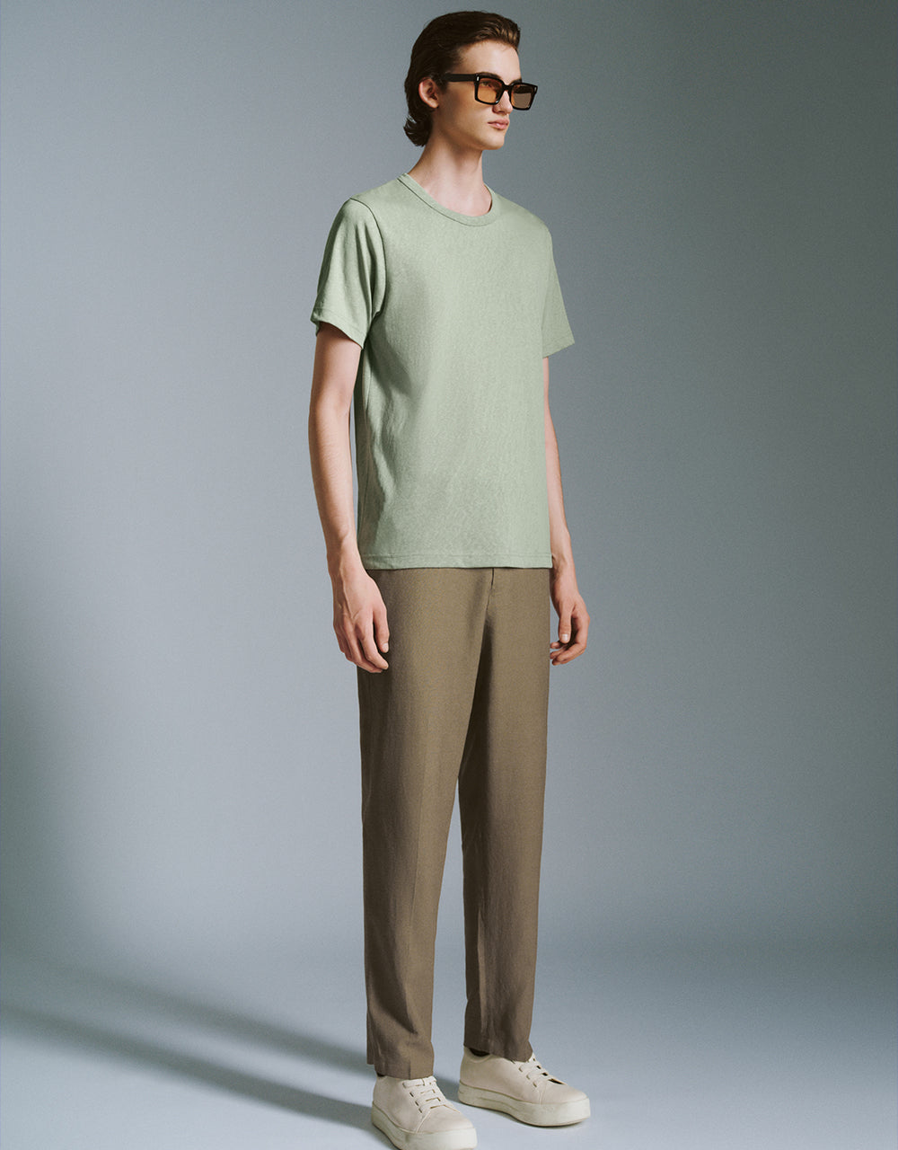 Crew Neck Straight T-Shirt