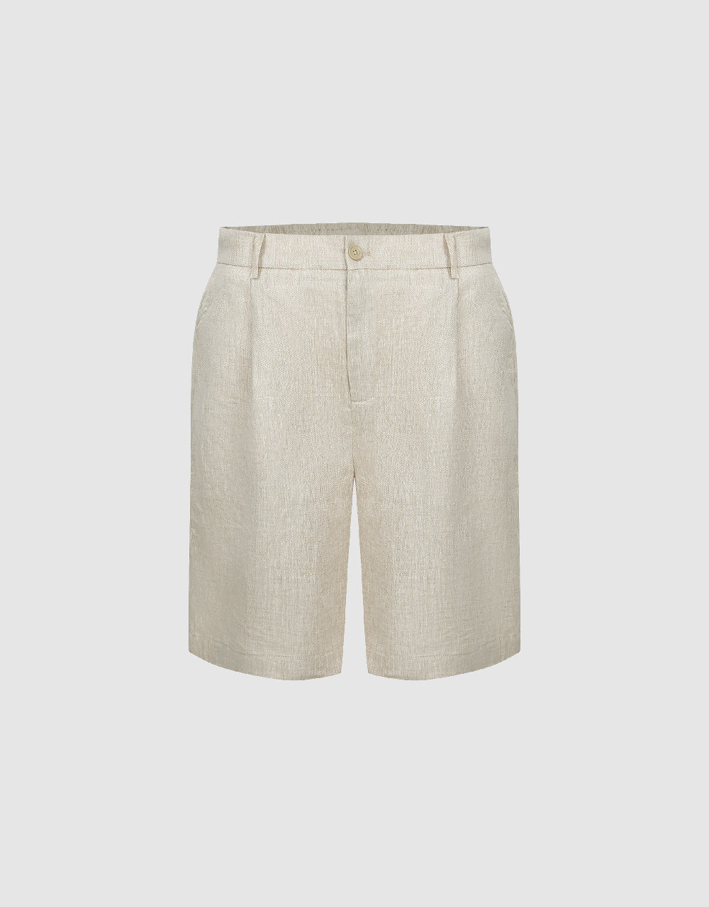 Textured Linen Shorts