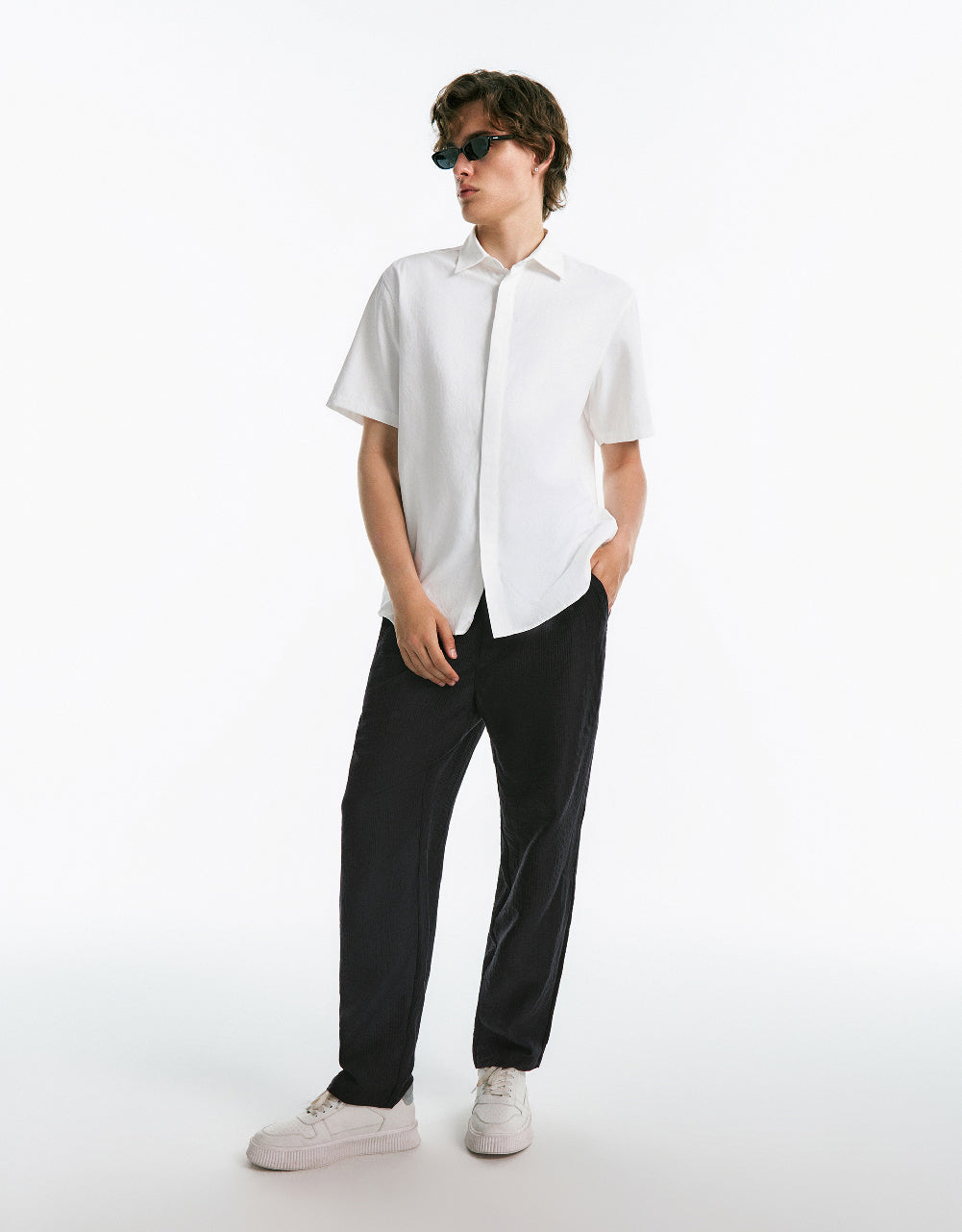 Woven Straight Pants