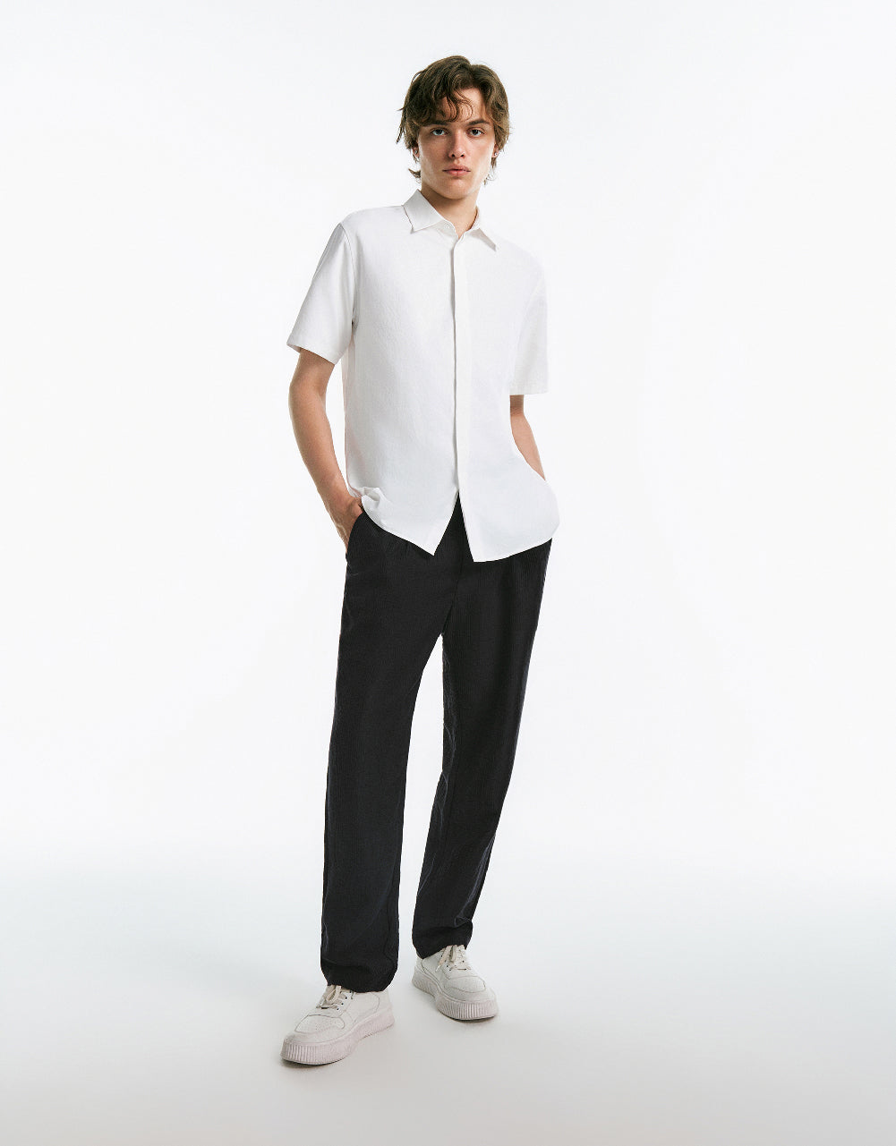 Woven Straight Pants