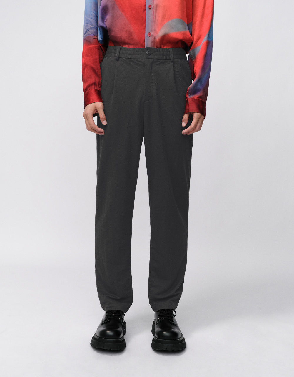 Knitted Carrot Fit Pants
