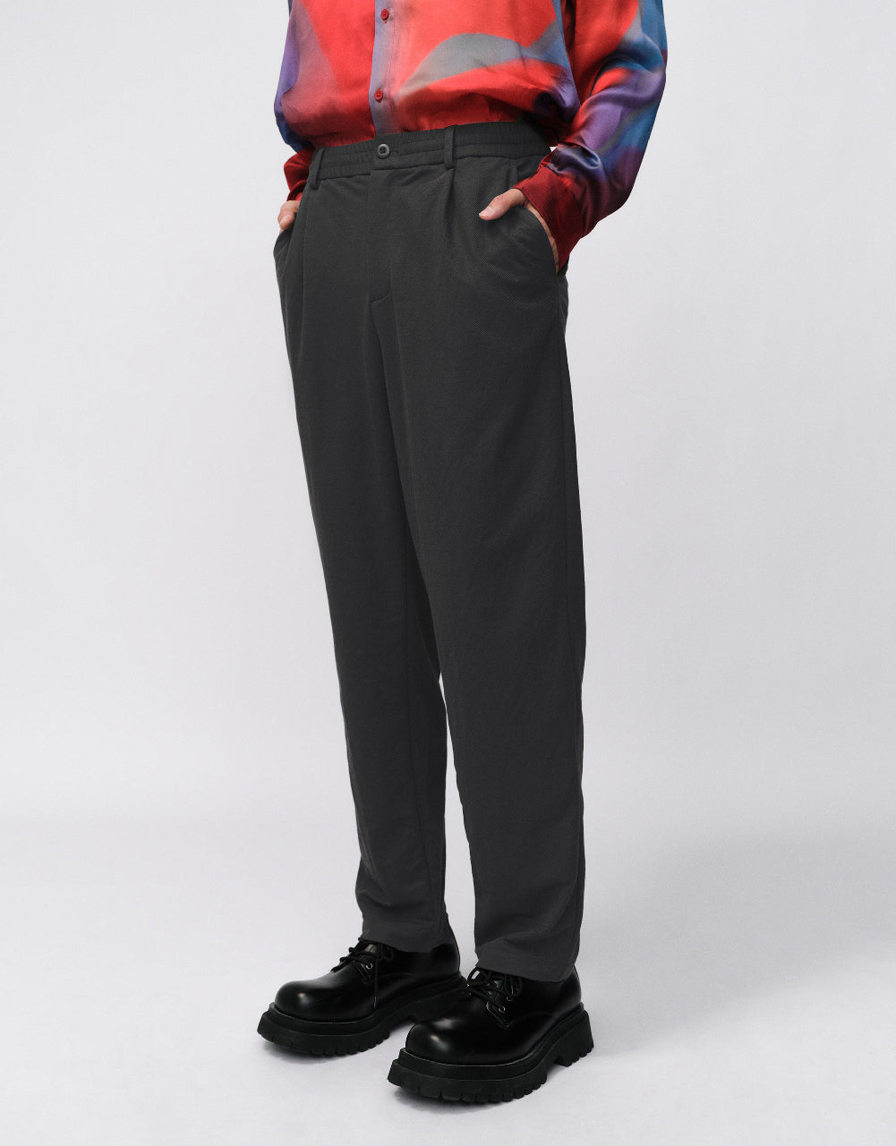 Knitted Carrot Fit Pants
