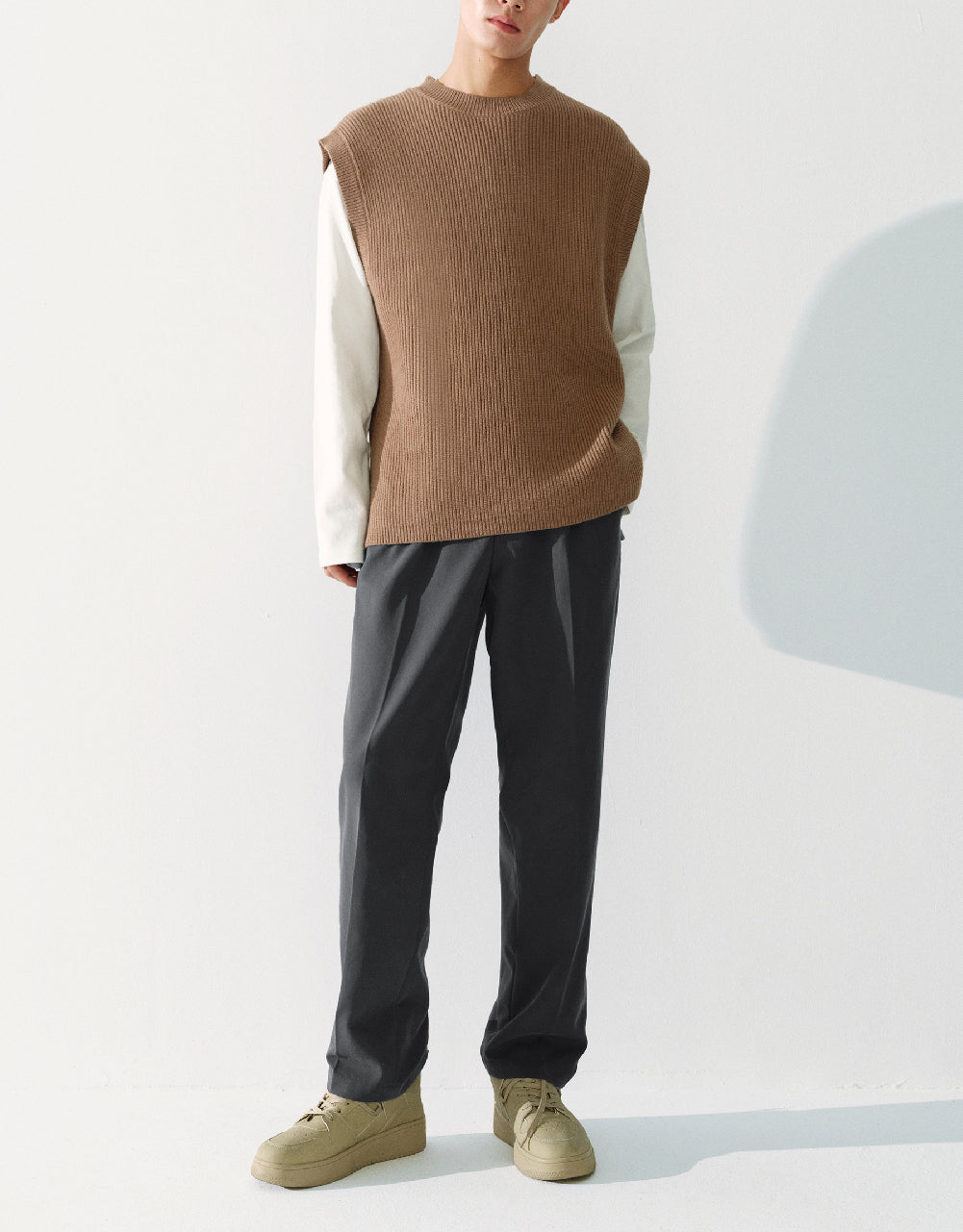 Knitted Carrot Fit Pants