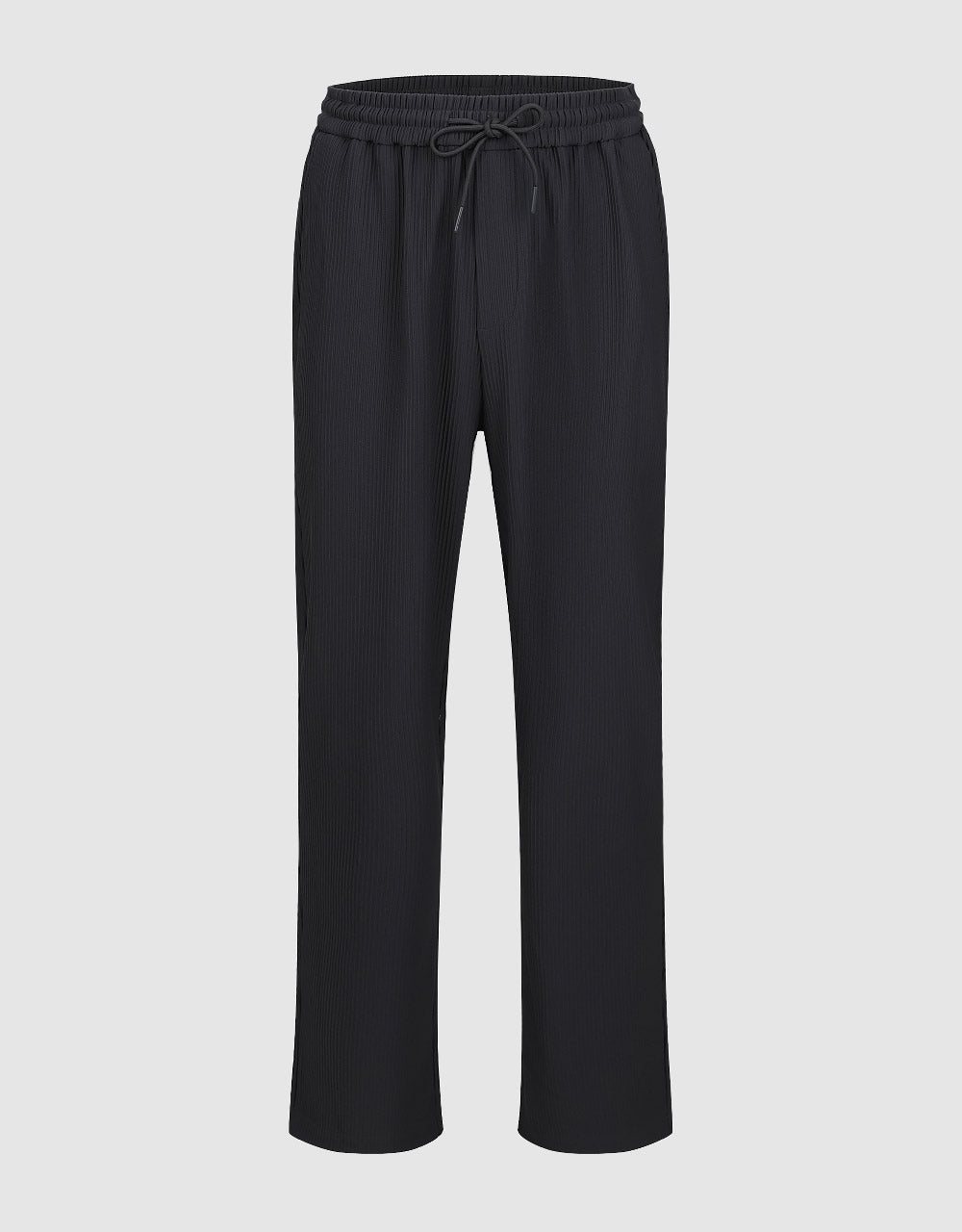 Drawstring Waist Straight Pants