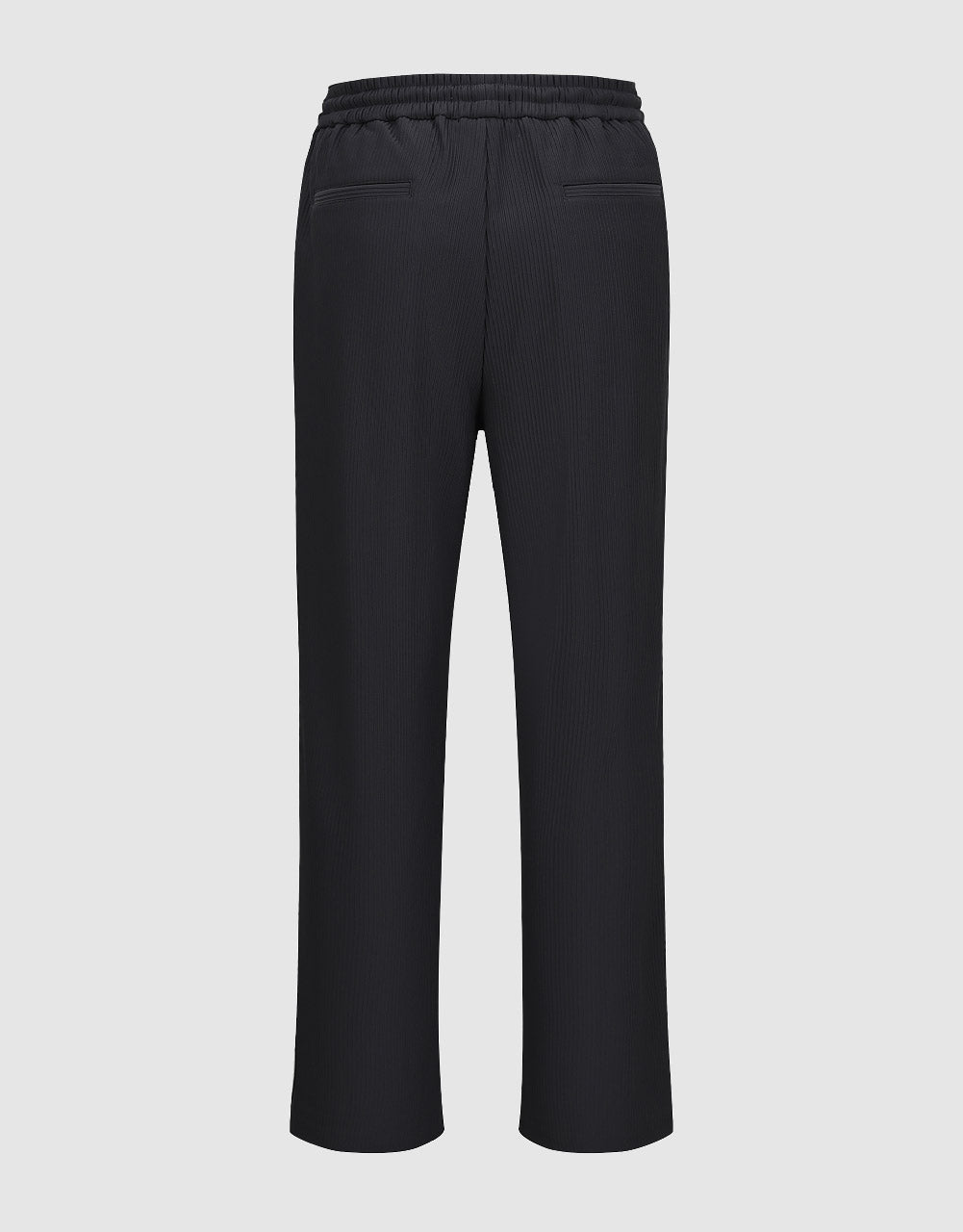 Drawstring Waist Straight Pants