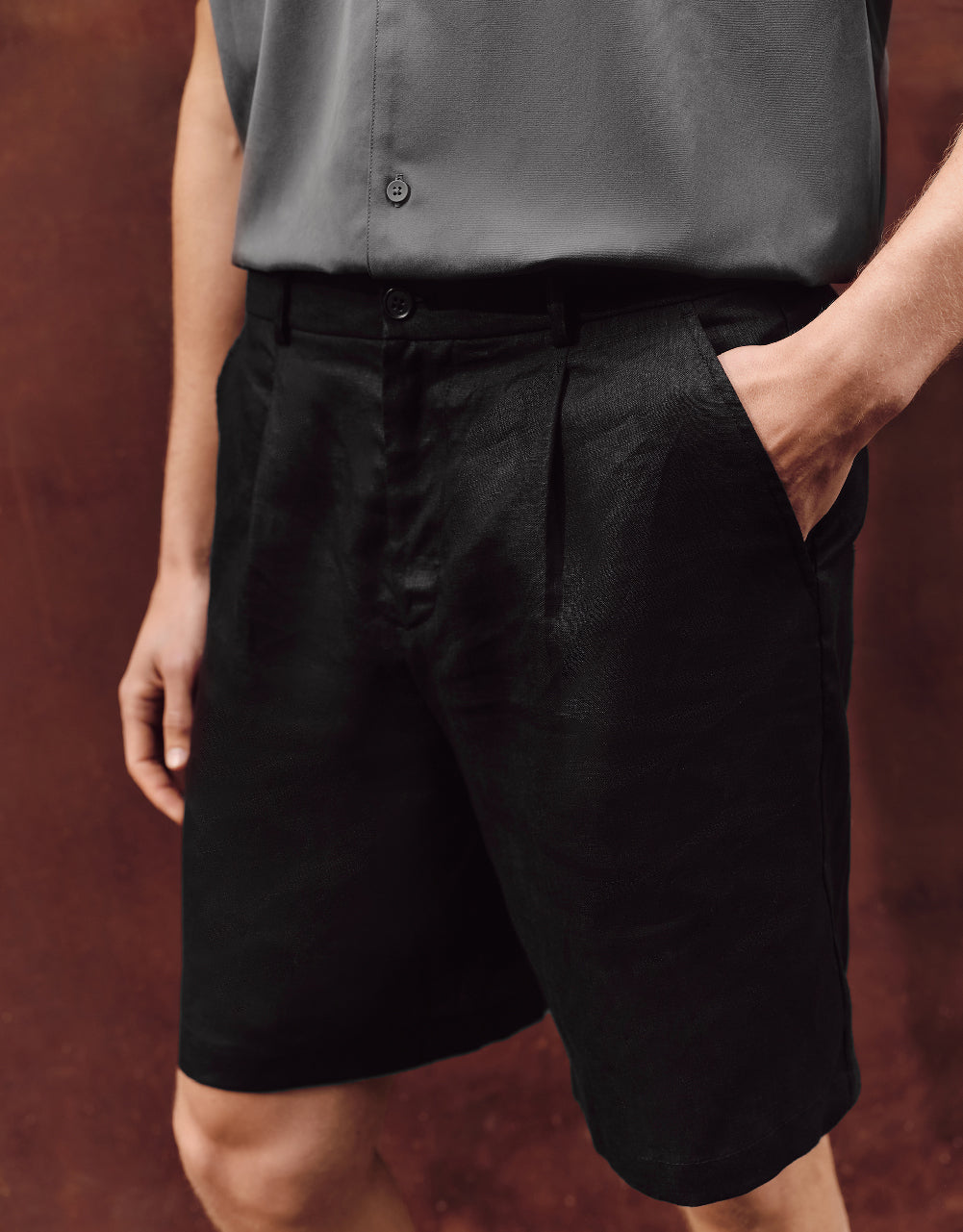 Linen Loose Shorts